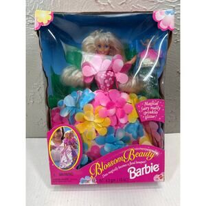 Blossom Beauty Barbie Doll with Magical Glitter Fairy 1996 Mattel 17032 NIB
